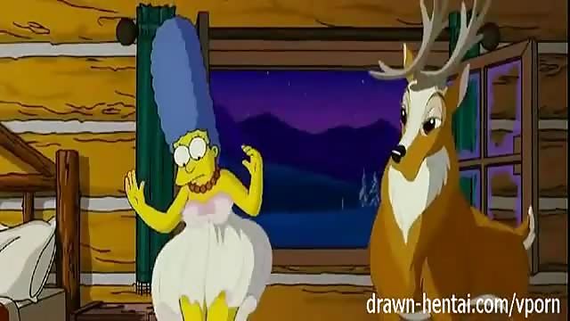 Homer y Marge se ponen calientes